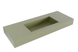 MONDIAZ ZINK VRIJHANGENDE SOLID SURFACE WASTAFEL