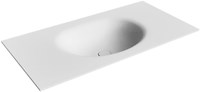 MOON Talc Inset / Built-in Basin solid surface 90cm. Position basin Center.
