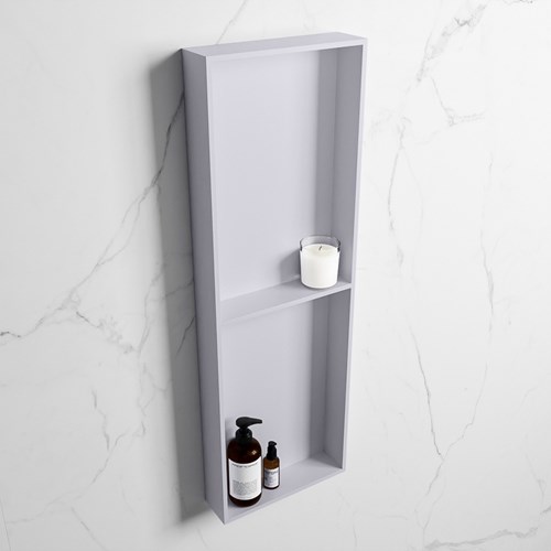 EASY Nis 149,5x29,5cm in solid surface kleur Cale | Cale. 2 vakken geschikt voor in- of opbouw