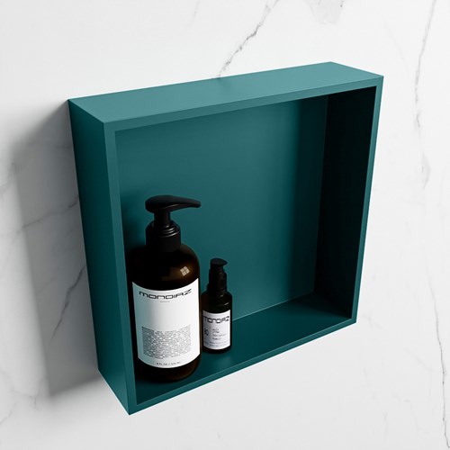 EASY Nis 29,5x29,5cm in solid surface kleur Smag | Smag. 1 vak  geschikt voor in- of opbouw