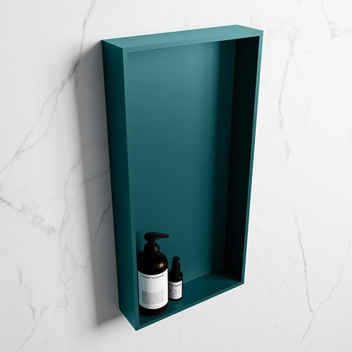 EASY Nis 59,5x29,5cm in solid surface kleur Smag | Smag. 1 vak  geschikt voor in- of opbouw