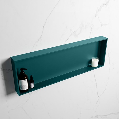 EASY Nis 89,5x29,5cm in solid surface kleur Smag | Smag. 1 vak  geschikt voor in- of opbouw