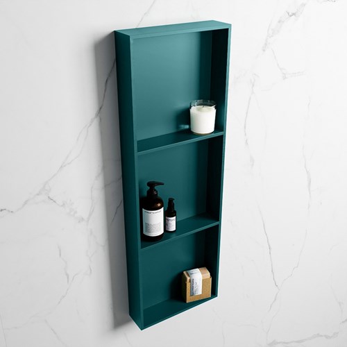 EASY Nis 89,5x29,5cm in solid surface kleur Smag | Smag. 3 vakken  geschikt voor in- of opbouw