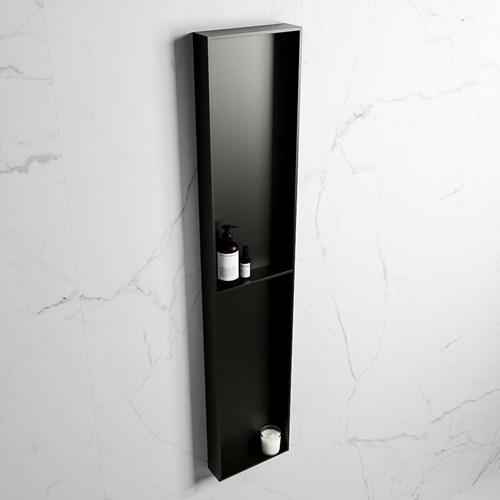 EASY Nis 89,5x29,5cm in solid surface kleur Urban | Urban. 2 vakken geschikt voor in- of opbouw