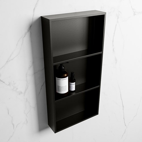 EASY Nis 59,5x29,5cm in solid surface kleur Urban | Urban. 3 vakken  geschikt voor in- of opbouw
