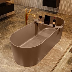NOBLE freestanding bath 180x75cm color Rust / Rust.