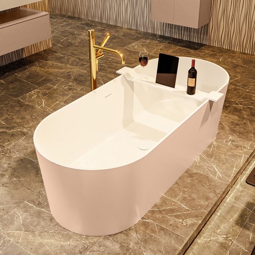 NOBLE freestanding bath 180x75cm color Rosee / Talc.