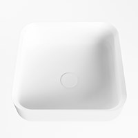BINX Waskom solid surface 36cm kleur Talc / Talc-2