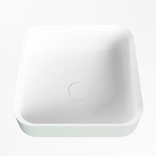 BINX Countertop Basin solid surface 36cm color Greey / Talc.-3