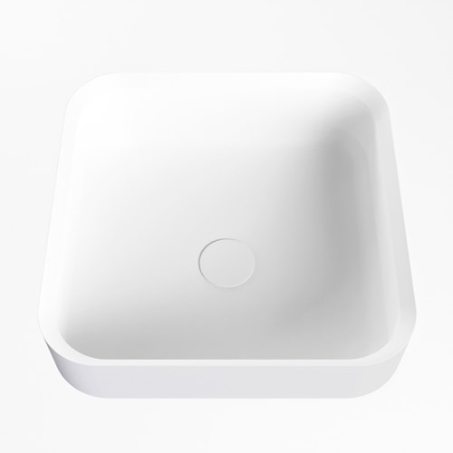 BINX Countertop Basin solid surface 36cm color Clay / Talc.-3