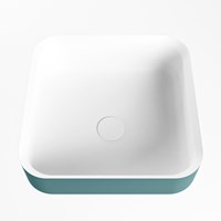 BINX Lavabos sobre encimera solid surface 36cm color Smag / Talc.-3