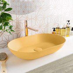 ONNI Countertop Basin solid surface 55cm color Ocher / Ocher.