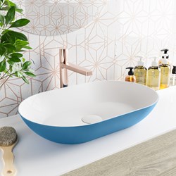 ONNI Countertop Basin solid surface 55cm color Jeans / Talc.