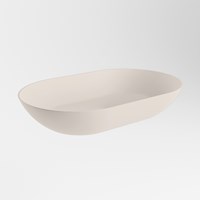 ONNI Countertop Basin solid surface 55cm color Linen / Linen.-3