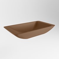 TOPI Lavabos sobre encimera solid surface 60cm color Rust / Rust.-3