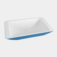 TOPI aufsatzwaschbecken solid surface 60cm farbe Jeans / Talc.-2