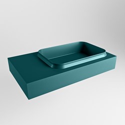RIDGE Smag Lavabo mural solid surface 80cm. Position lavabo Droite.