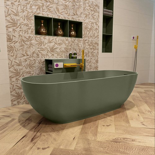 ROCK freestanding bath 170x70cm color Army / Army.