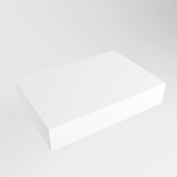 TOP 41 Talc wall-hung solid surface module / shelf 50cm. Thickness 12cm. Suitable for countertop basin.