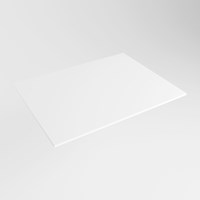TOP 46 Talc solid surface Piani di lavoro 51cm. Spessore 0,9cm. Adatto per il piano di lavoro | lavabo d'appoggio.-2