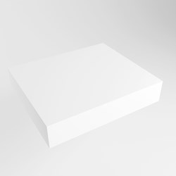 TOP 51 Talc wall-hung solid surface module / shelf 41cm. Thickness 12cm. Suitable for countertop basin.