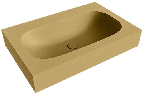 STOR SMALL Oro vrijhangende wastafel 71cm. Positie wasbak Midden rand 12cm. 