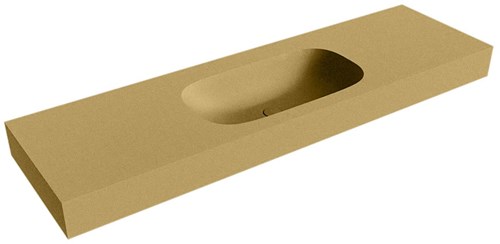 STOR SMALL Oro vrijhangende wastafel 161cm. Positie wasbak Midden rand 12cm. 