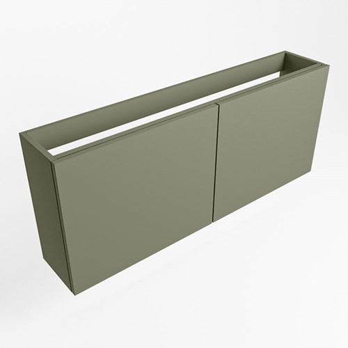 FOWY toiletmeubel met 2 deuren kleur Army 120cm breed.