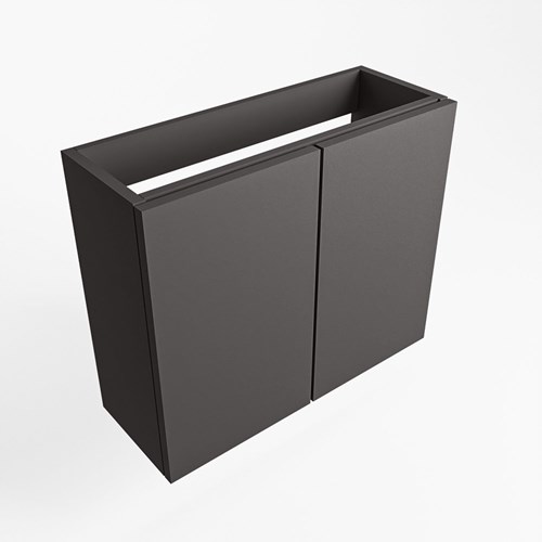 FOWY toiletmeubel met 2 deuren kleur Dark Grey 60cm breed.