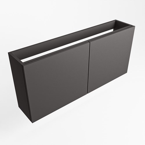 FOWY toiletmeubel met 2 deuren kleur Dark Grey 110cm breed.