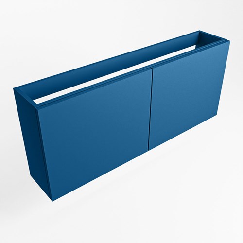 FOWY toiletmeubel met 2 deuren kleur Jeans 90cm breed.