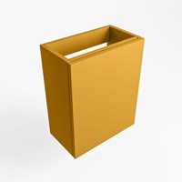 FOWY meuble lave-main sans lavabo 40cm 1 porte couleur Ocher.
