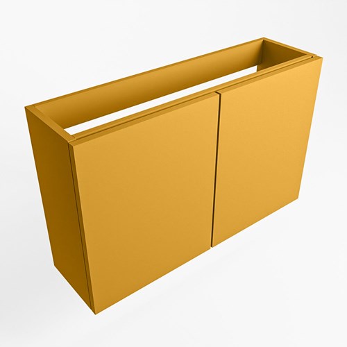 FOWY toiletmeubel met 2 deuren kleur Ocher 70cm breed.