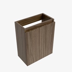 TURE meuble lave-main sans lavabo 40cm 1 porte couleur Mocha.
