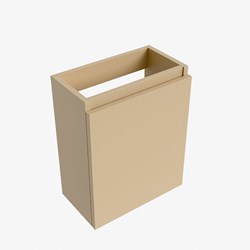 TURE meuble lave-main sans lavabo 40cm 1 porte couleur Sand.