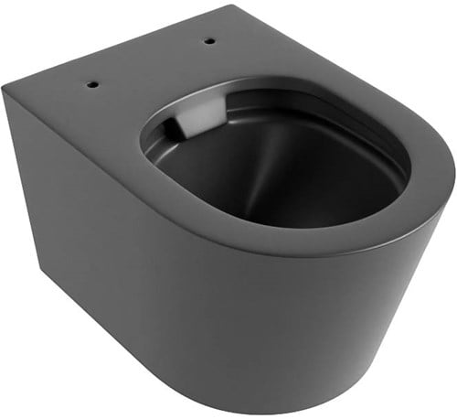 LAVIE hangend toilet single fire rimless diepspoel Dark Grey.