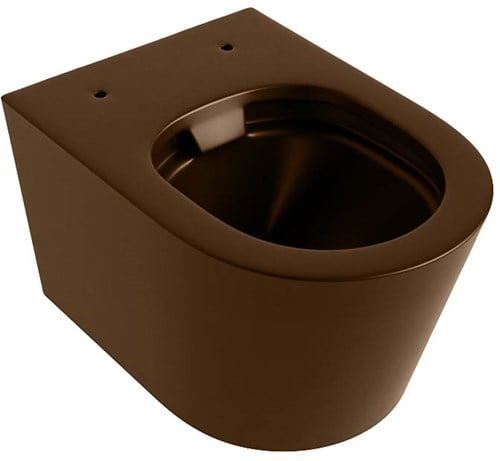 LAVIE hangend toilet single fire rimless diepspoel Rust.