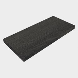 TOP 23 Dark Brown melamina Encimera 51cm. Espesor de la encimera 3cm. Encimera adecuada para lavamanos.