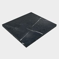 TOP 46 Marquina Mélamine Plan de travail 51cm. Épaisseur 3cm. Adapté pour le plan de travail | vasque À poser.