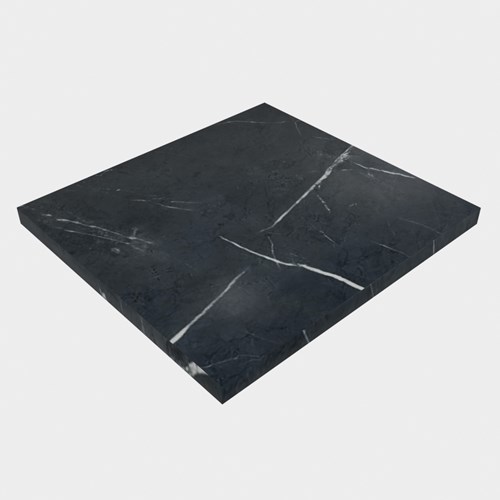TOP 46 Marquina melamina Encimera 51cm. Espesor de la encimera 3cm. Encimera adecuada para lavamanos.