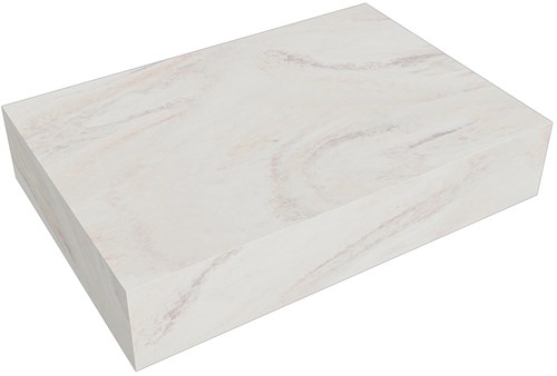 TOP 23 Ostra Solid surface plateau / topplaat 61. Dikte blad 12cm. Blad geschikt voor afdekplaat | waskom.