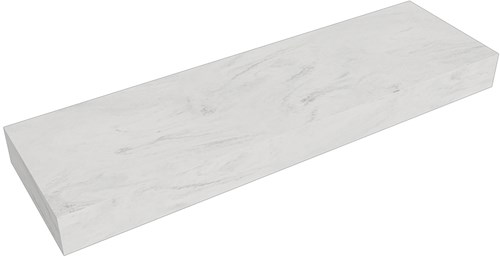 TOP 30 Opalo Solid surface plateau / topplaat 141. Dikte blad 12cm. Blad geschikt voor afdekplaat | waskom.