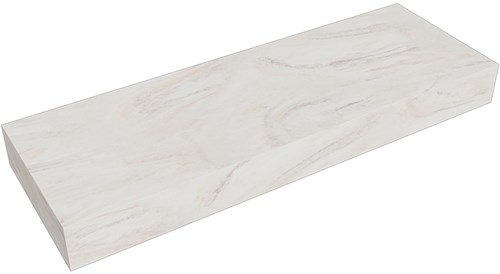 TOP 41 Ostra Solid surface plateau / topplaat 121. Dikte blad 12cm. Blad geschikt voor afdekplaat | waskom.