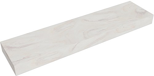 TOP 41 Ostra Solid surface plateau / topplaat 170. Dikte blad 12cm. Blad geschikt voor afdekplaat | waskom.