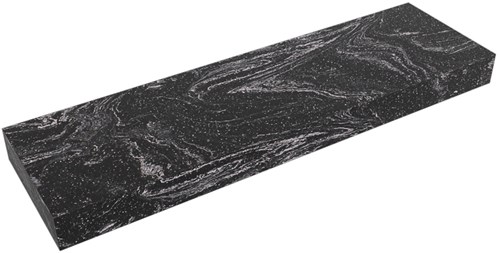 TOP 46 Lava Solid surface plateau / topplaat 161. Dikte blad 12cm. Blad geschikt voor afdekplaat | waskom.