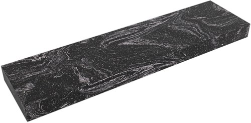 TOP 46 Lava Solid surface plateau / topplaat 180. Dikte blad 12cm. Blad geschikt voor afdekplaat | waskom.