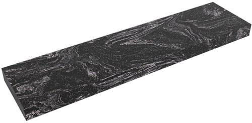 TOP 51 Lava Solid surface plateau / topplaat 211. Dikte blad 12cm. Blad geschikt voor afdekplaat | waskom.