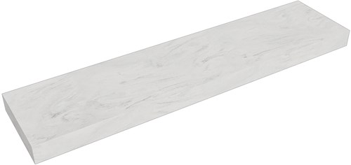 TOP 51 Opalo Solid surface plateau / topplaat 221. Dikte blad 12cm. Blad geschikt voor afdekplaat | waskom.