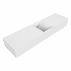 TYNE Talc Wall-Hung Basin solid surface 90cm. Position basin Center.