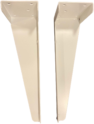 Set di supporti standard da 25cm ( per lavabi da toletta ).-2